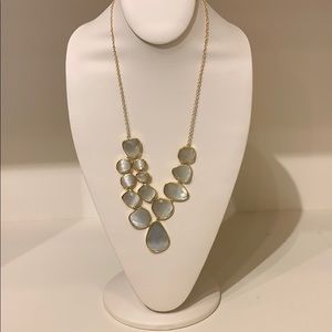 Gold Plated Cats Eye Stone Necklace